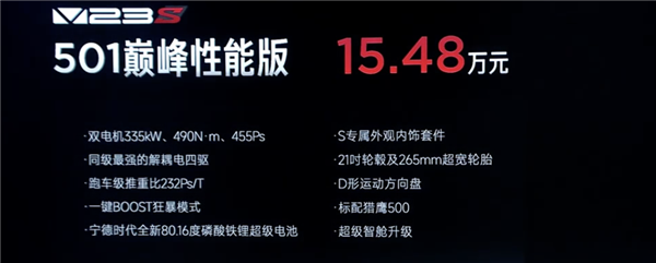 12.28万起 奇瑞iCAR全新超级V23上市：455马力不怵奥迪RS5
