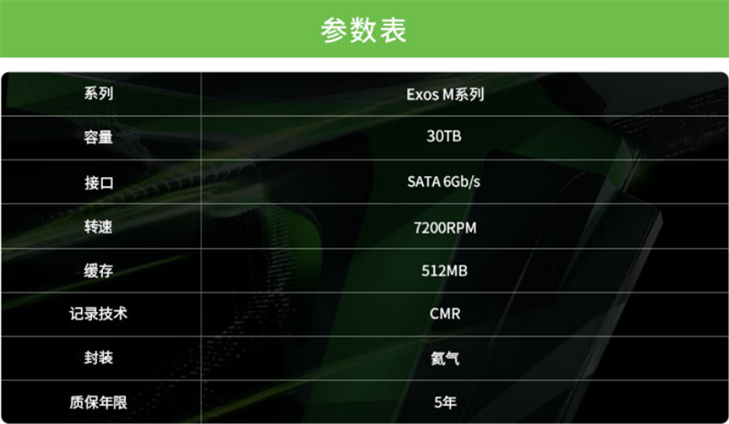 HAMR与CMR加持的稳定可靠企业级硬盘!希捷银河Exos M 30TB评测:读取逼近300MB/s