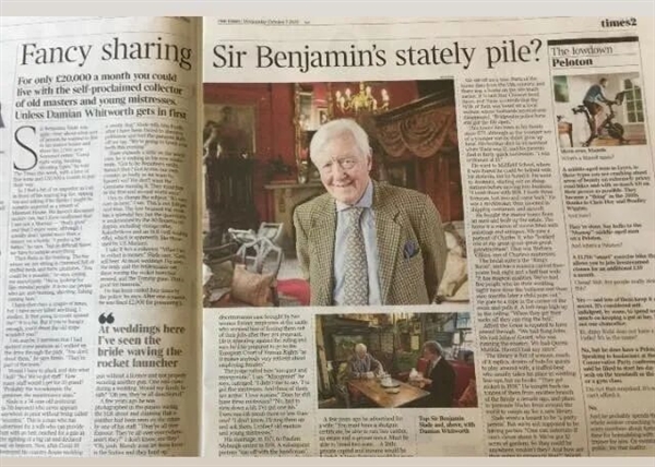 要求能管城堡会开飞机 79岁英国老贵族全球征婚:条件苛刻遭群嘲