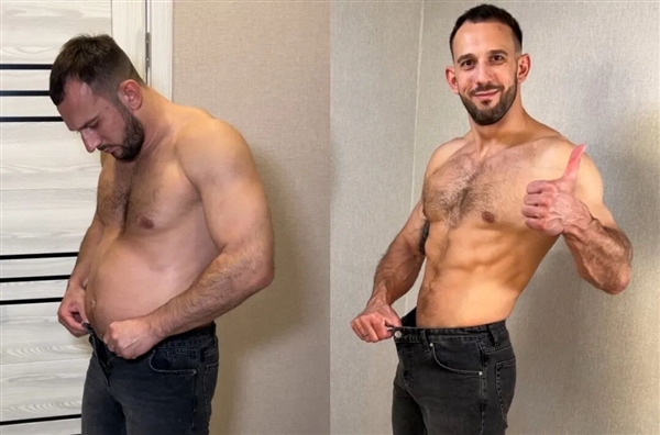 俄罗斯肌肉男挑战每天吃1万大卡再瘦回去!1个月后人没了