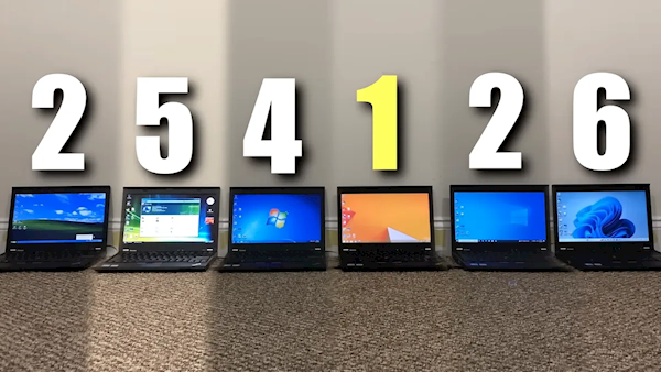 六代Windows首次性能对比!XP/Vista/7/8.1/10/11同场实测:Win11多项垫底 8.1意外夺冠