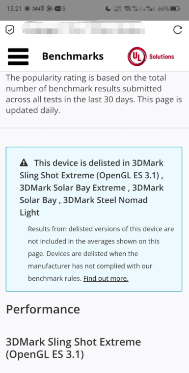 3DMark将某国产手机公司除名：认定其跑分“作弊”