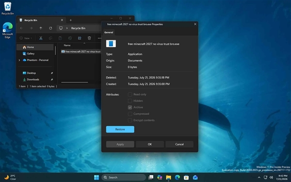 Windows 11大换血！新版界面曝光：遗留窗口全部用WinUI3替换