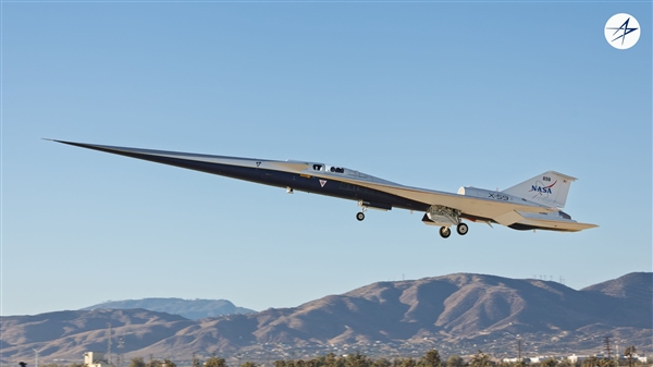 NASA官宣里程碑:X-59试验机完成首次超音速试飞