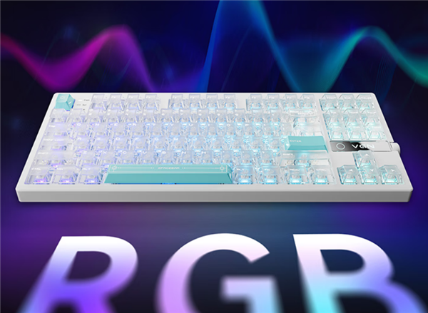 VGN推出V87Pro V2三模机械键盘:支持“双”8kHz回报率
