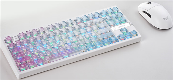 VGN推出V87Pro V2三模机械键盘:支持“双”8kHz回报率