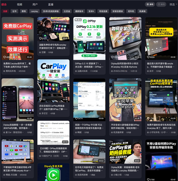 比亚迪也能用Carplay了？这老哥造福了无数新能源车主